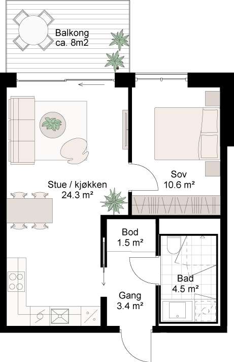 Plantegning 1